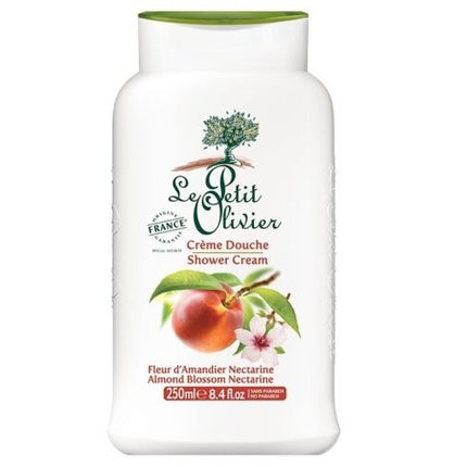 Gel de duș, Le Petit Olivier, 250ml, migdale și nectarină