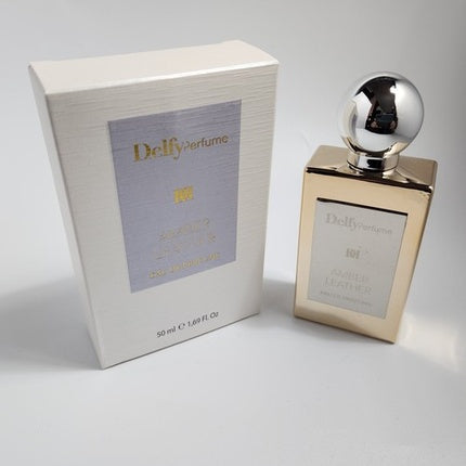 Eau de Parfum Delfy Cosmetics Amber Leather, 50 ml