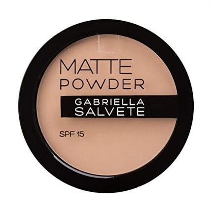Pudră față Gabriella Salvete Polvo Matte SPF15, 8g
