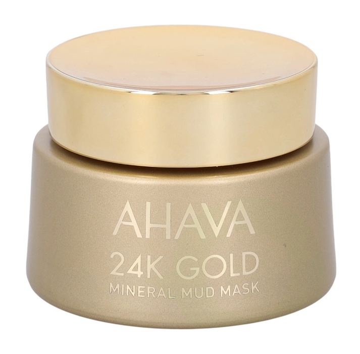 Mască de noroi Ahava 24K Gold Mineral, hidratantă, pentru față, 50 ml