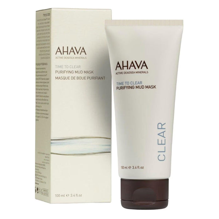 Mască de față Ahava Time To Clear, purificatoare, cu noroi, 100 ml