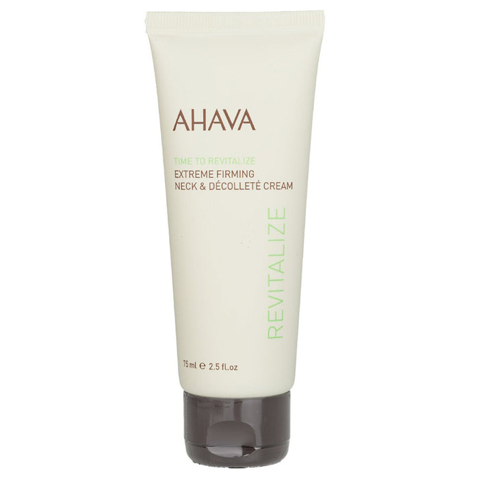 Cremă pentru gât și decolteu Ahava Time To Revitalize Extreme, cu efect de fermitate, 75 ml