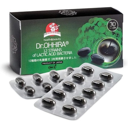 Supliment alimentar Dr. Ohhira 12 Strains of Lactic Acid și Mineral Complex, 30 Capsule