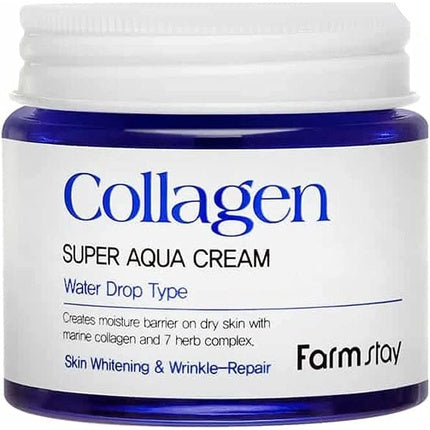 Cremă hidratantă, Farm Stay, Collagen Super Aqua, 80 ml