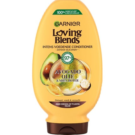 Conditioner Garnier Loving Blends cu ulei de avocado și unt de shea, 395g
