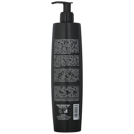 Șampon Keragold PRO Keratin/Ricin, ambalaj negru, 370ml