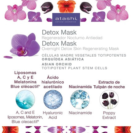 Masca detoxifianta, Atashi, Supernight, 50ml