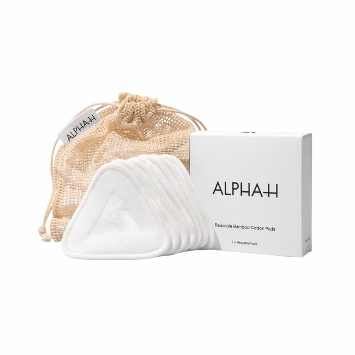 Discuri de curățare reutilizabile Alpha-H Re-Usable Bamboo Pads, 7 buc