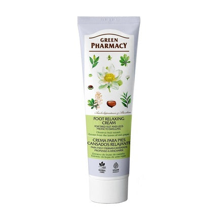Crema Relaxantă pentru Picioare, Green Pharmacy, Extract de Căstane, 100ml, Tub