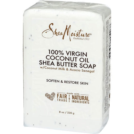 Shea Moisture, Sabon cu unt de shea și ulei de cocos virgin, 8oz