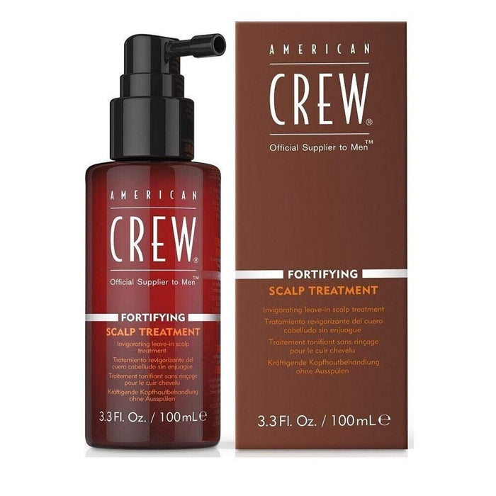 Serum pentru scalp American Crew Fortifying, fortifiant, pentru volum, fără clătire, 100 ml