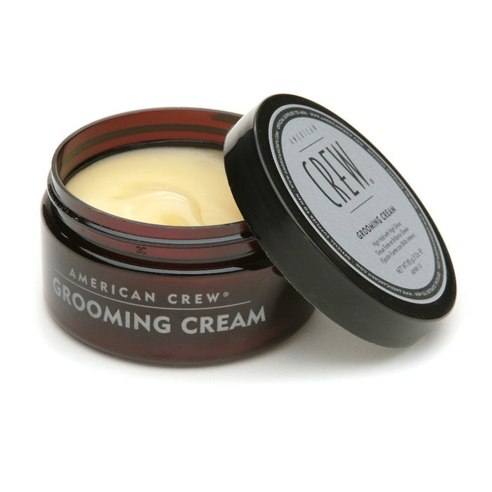 Cremă de coafat American Crew Grooming Cream, fixare puternică, luciu intens, 85 g