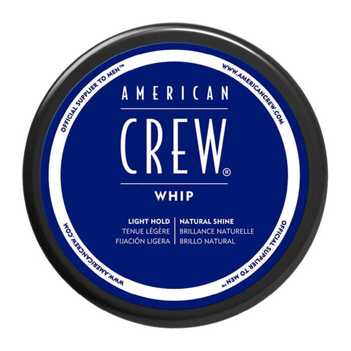 Cremă de coafat American Crew Whip, fixare ușoară, strălucire naturală, 85 g