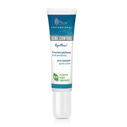 Cremă punctuală anti-acnee, Ava Laboratorium, Acne Control Hipoalergenică, 15ml