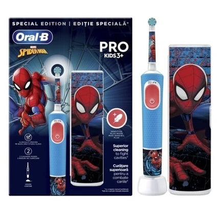 Periuță de Dinți Electrică Oral-B Pro Kids, Design Spiderman, 3+