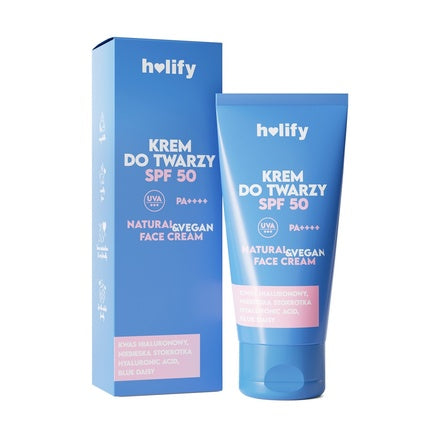 Cremă de față cu SPF 50, Holify, 50ml