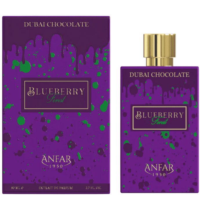 Extract de parfum Anfar Dubai Chocolate - Blueberry Forest, unisex, 80 ml