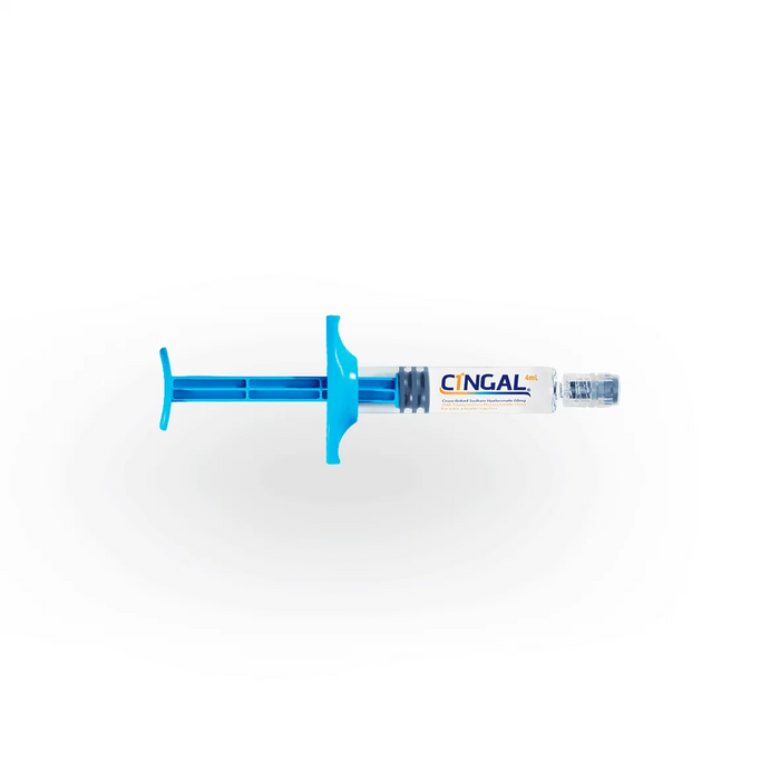 Seringă preumplută Anika Therapeutics Cingal, acid hialuronic și steroid, 4 ml