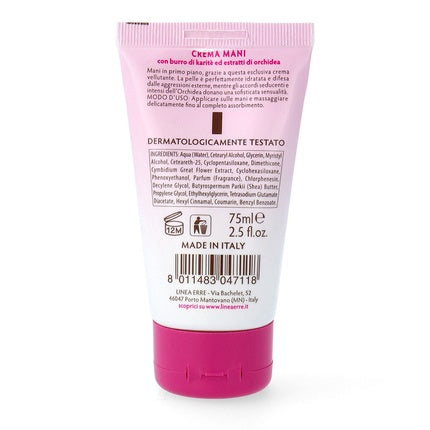 Cremă de mâini, Linea Erre Giardino dei Sensi, 75 ml, roz