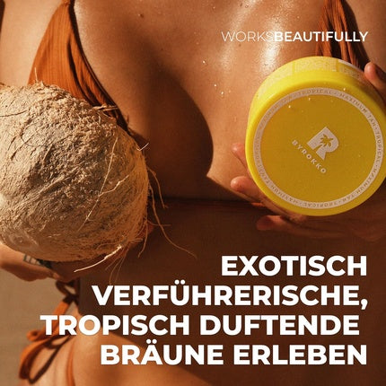 Byrokko Shine Brown Tropical Tanning Accelerator Cream, 190g