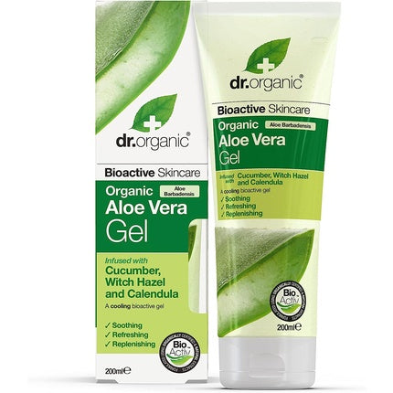 Gel hidratant, Dr Organic, Aloe Vera cu castravete, 200ml