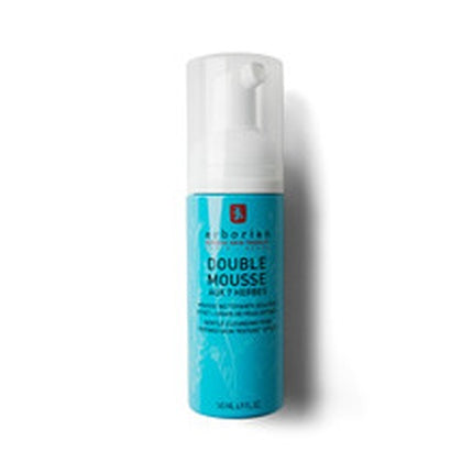 Spumă de Curățare Delicată Erborian Double Mousse 145 ml cu 7 Ierburi Coreene
