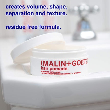 (MALIN + GOETZ) Hair Pomade, Cremă de coafare, alb, 56 g