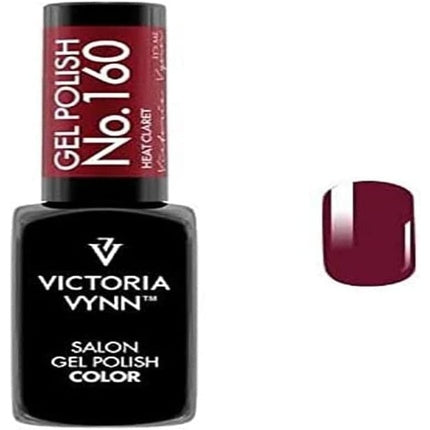 Gel Polish Victoria Vynn No. 160 Heat Claret, sticlă neagră, capac roșu