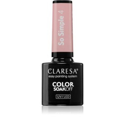 Gel Polish Claresa So Simple 4, Roz palid, 5 ml