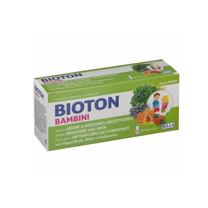 Supliment Nutrițional Sella Bioton Bambini, 14 Fiole