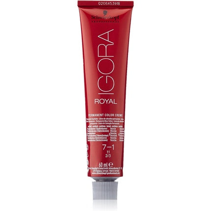 Vopsea de par, Schwarzkopf Igora Royal 7-1, 60ml