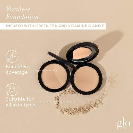 Fond de ten pudră, Glo Skin Beauty, Honey Medium, compact
