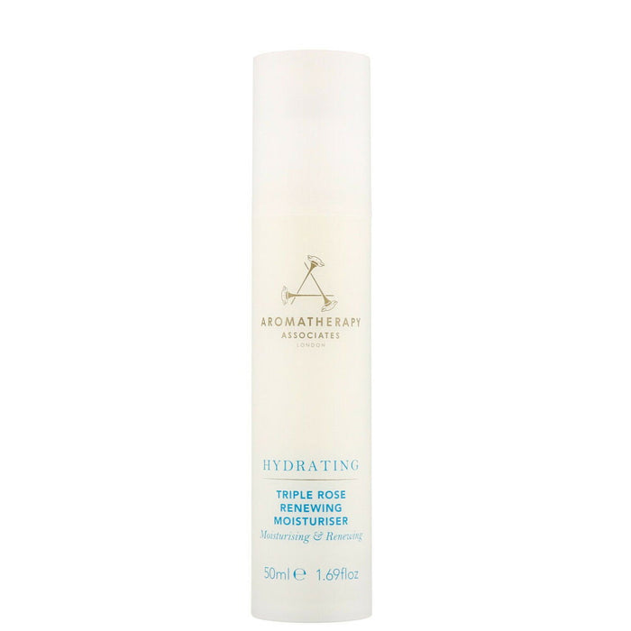 Cremă de față Aromatherapy Associates Hydrating Triple Rose Renewing Moisturiser, hidratantă, 50 ml, tester