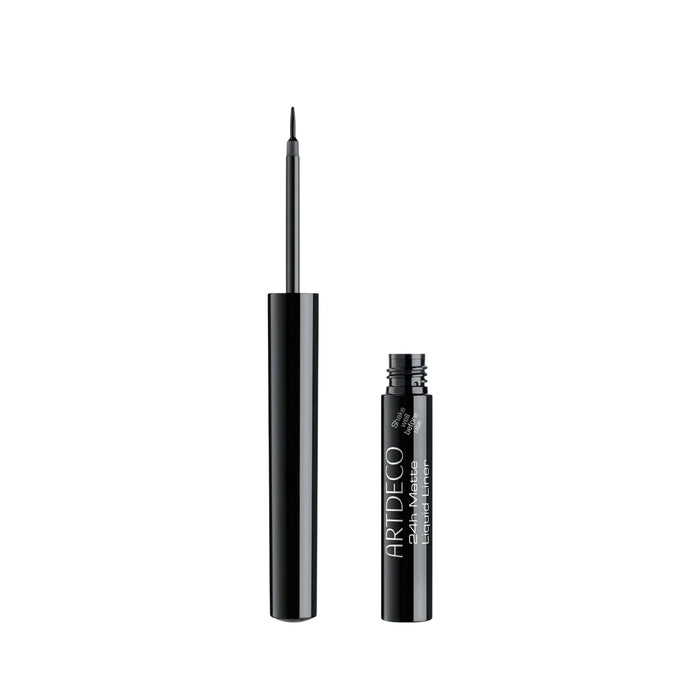 Tuș de ochi lichid ArtDeco 24H Matte, rezistent la apă, finisaj mat, nuanța 71 Negru profund, 1,7 ml
