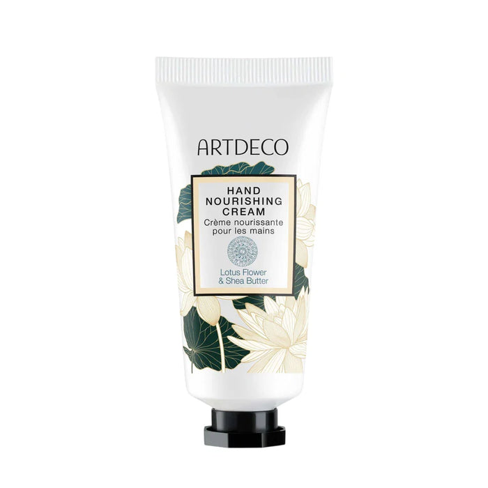 Cremă de mâini ArtDeco Lotus Flower & Shea Butter, hidratantă, hrănitoare, 30 ml