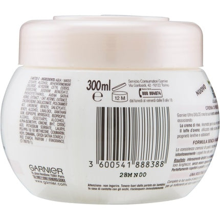 Masca de păr, Garnier, Ultra Dolce Oat Lightness, 300ml