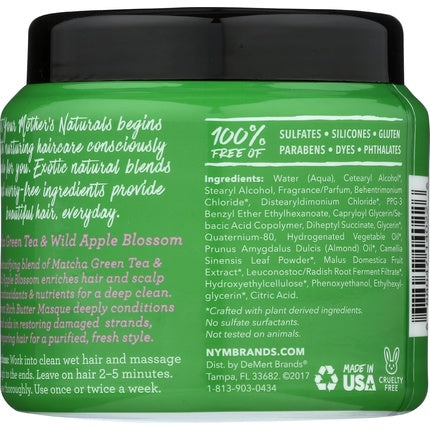 Masca de păr Not Your Mother's Naturals Butter Masque Green Tea, 10 oz (285 g)