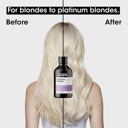 Șampon neutru, L'Oréal, Chroma Crème, păr blond