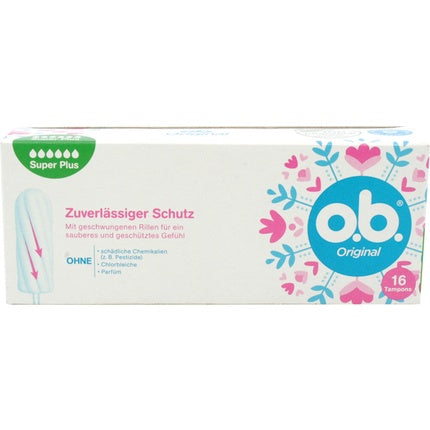 Tampon O.B. Super Plus, ambalaj cu 16 bucăți