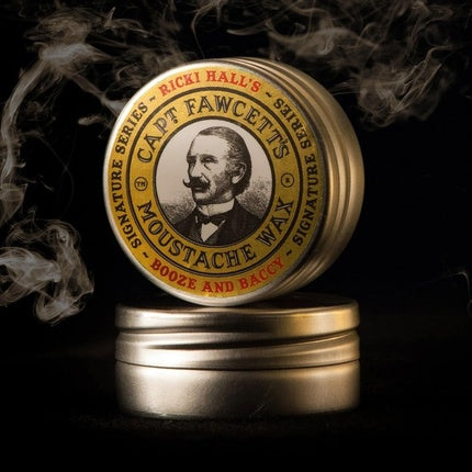 Ceară mustață Captain Fawcett, Ricki Hall Booze & Baccy, 15 ml