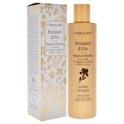 Gel Duș, L'Erbolario, Bouquet d'Oro, auriu, 250ml