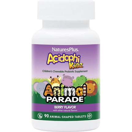 Probiotice masticabile copii, Nature's Plus, fructe de pădure, 90 tablete