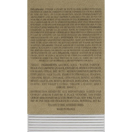 Apa de toaleta, Emporio Armani, EAU POUR HOMME, 50ml