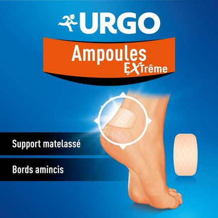 Urgo Ampoule Extreme, Bandaj mare pentru blistere, 10 cm x 6 cm