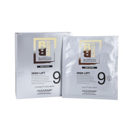 Bleach High Lift, Alfaparf Milano, 9, 12x50g