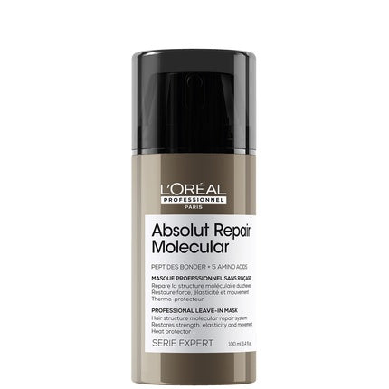 Masca de păr fără clătire, L'Oréal Professionnel, Absolut Repair Molecular, 200 ml