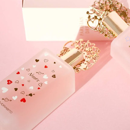 Pascal Morabito Aimer, Parfum pentru femei 100ml, design cu inimioare, capac auriu
