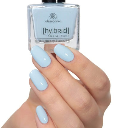 Lac de unghii, Alessandro, Hybrid, albastru 8ml