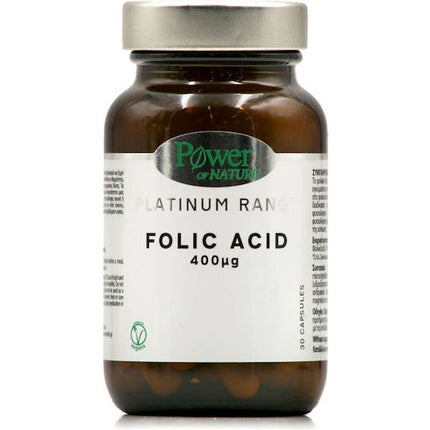 Supliment alimentar, Power Health Platinum Folic Acid 400mcg, 30 Capsule