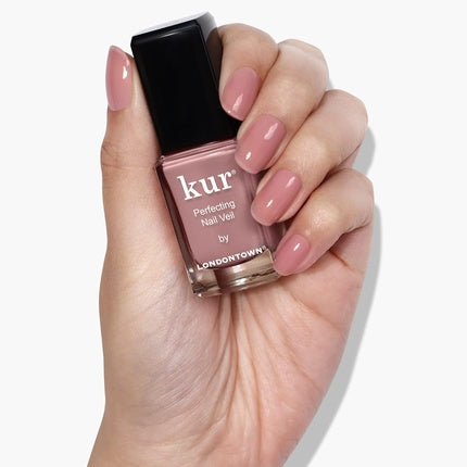 Lac unghii Londontown, Kur Perfecting Nail Veil, roz